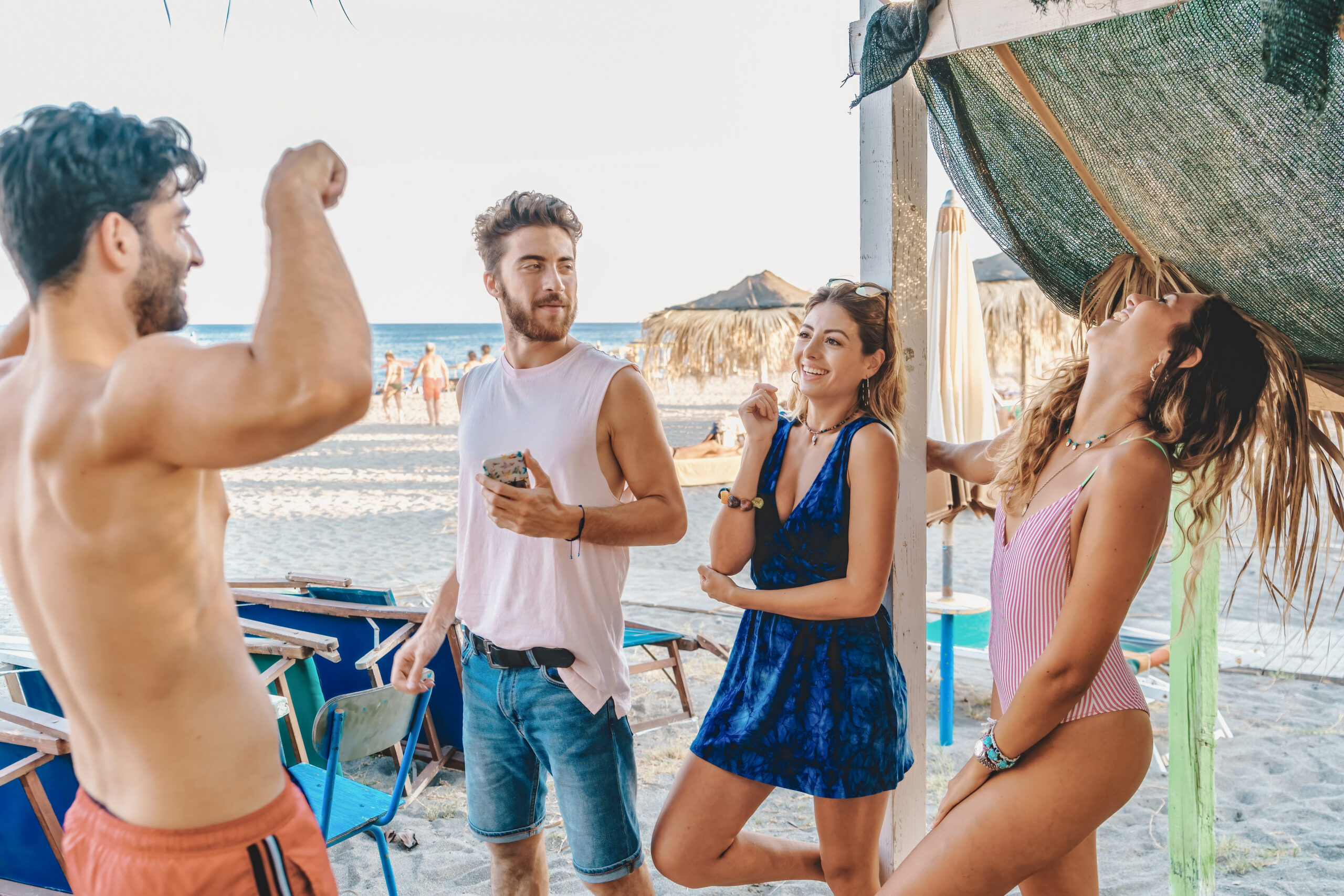 People at the beach